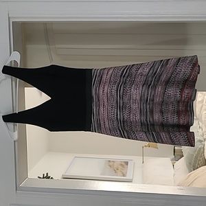 Fitted and flare mini dress